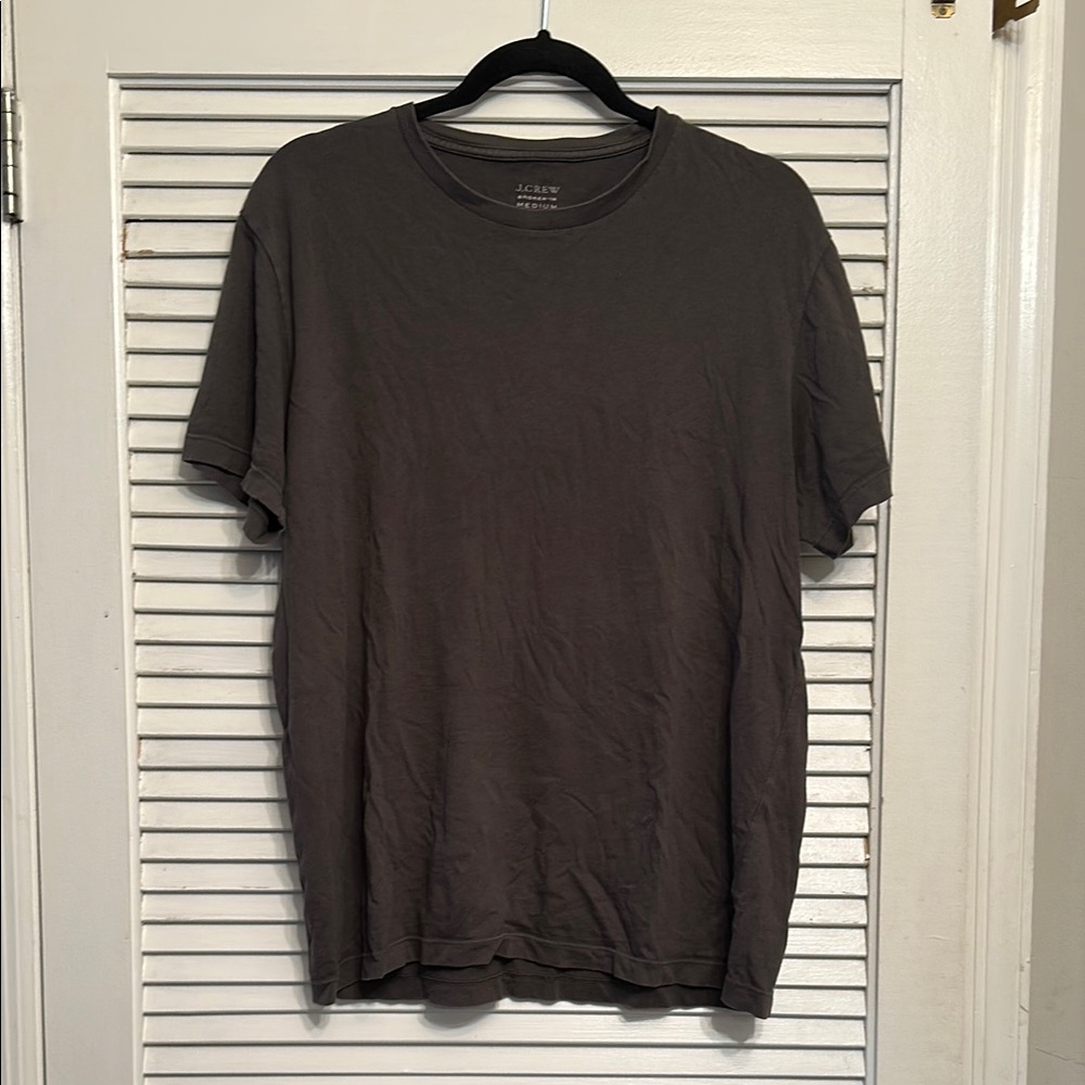 J. Crew Men's Charcoal Short Sleeve Tee